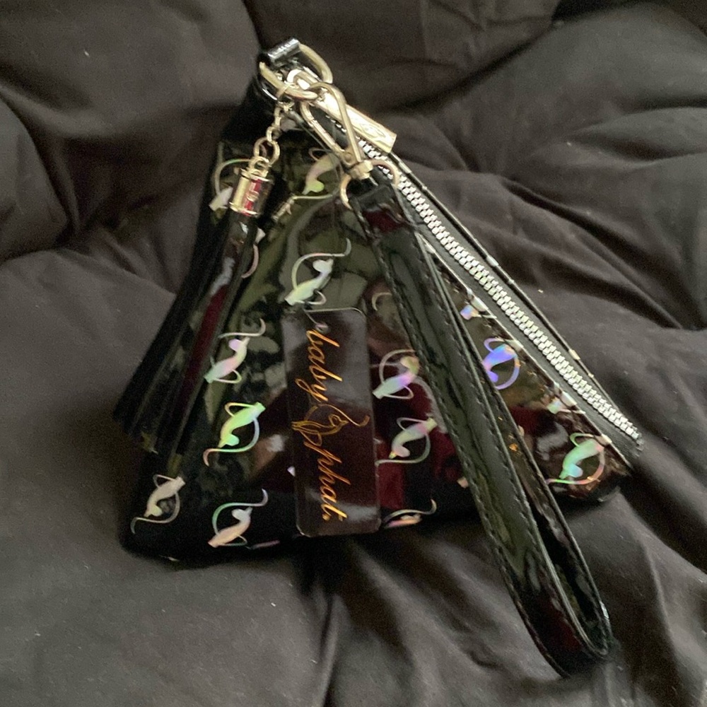baby phat triangle wristlet